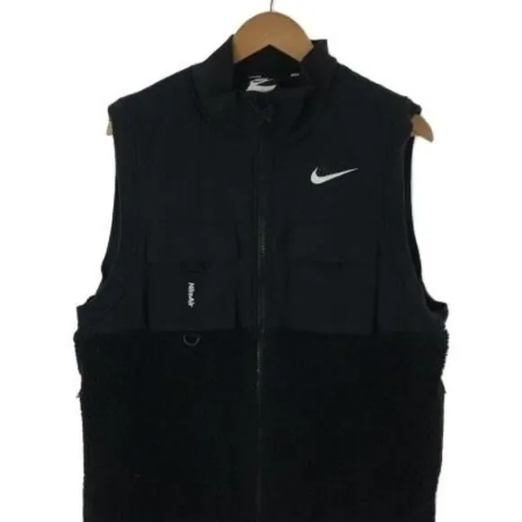 Nike Air Men's Black and White Vest